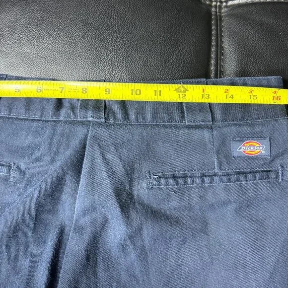 Dickies Men's Chino Pants‎ Straight Flat Front Slash Pocket Classic Blue 34x30 - Picture 10 of 12